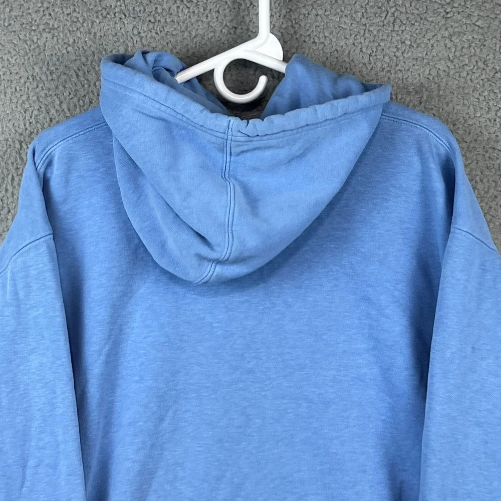 Nike Team North Carolina Tar Heels Hoodie Blue Vintage NC Logo Mens Large